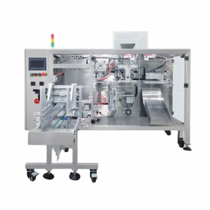 自動伺服開夾鍊袋水平給袋式包裝機 自動伺服開夾鍊袋水平給袋式包裝機